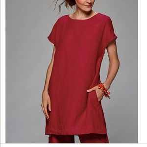 bryn Walker Short Sleeve Linen Tunic